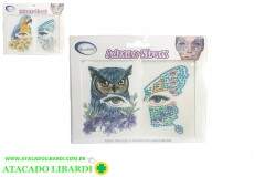 ADESIVO AUTOCOLANTE FACIAL STRASS HD69009