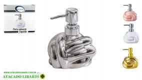 PORTA SABONETE LIQUIDO CERAM 330ML COLOR HU02602
