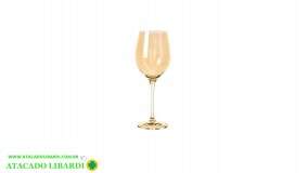 TACA VINHO VIDRO 21CM GOLG C10090