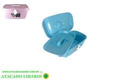 MALETA PLAST 34X15CM C/BANDEJA RATTAN COLOR 239IF