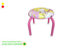BANCO INFANTIL METAL ASSENTO APITO COLOR CB1751