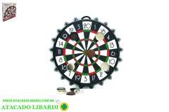 ALVO TAMPA 25X1,5CM C/DARDOS TAMPA GARRAF ELJ01001