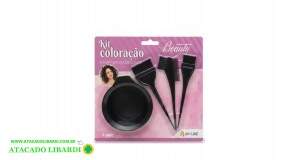 KIT TINTURA CABELO 3PCS C/PENTE AIH1151
