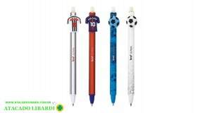 CANETA ESFEROG 0.7MM GEL FUTEBOL CA0215