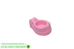 TRONINHO PLAST INFANTIL ROSA GATO 8935