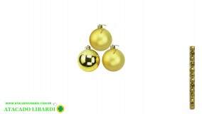 BOLA TUBO 5CM 12PCS CHAMPANHE NTB1802C