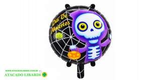 BALAO METALIZADO HALLOWEEN 45CM PF10410