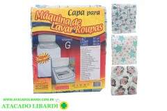CAPA MAQUINA DE LAVAR ROUPAS G SUPER LUXO SORT 0125