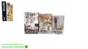 CAIXA PAPEL 17X27X5CM 3PCS DEC DV80048