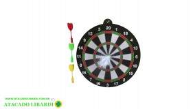 JOGO DE DARDOS 4PCS PLAST 24CM PD0996