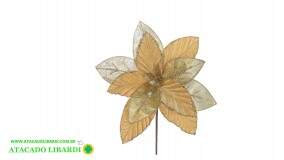BICO PAPAGAIO 24CM AVELUDADO C/GLITTER DOURADO 55992003
