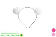TIARA PLAST ORELHINHAS COLOR E578