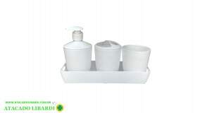 CONJ BANHEIRO 4PCS PLAST F0874