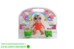 BONECA BABY SEVEN C/ 2 BICHINHOS 119