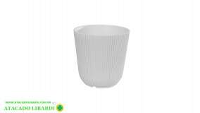 VASO PLAST BRANCO 11,5CM DEC 83251001