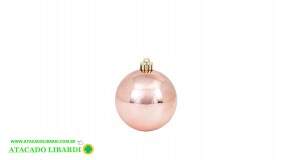 BOLA METALIZADA LISA 15CM CHAMPAGNE 60574CH