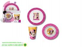 KIT REFEICAO INFANTIL MINIE 3PCS 26493