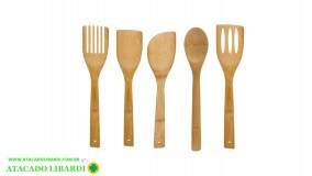 TALHERES BAMBU 5PCS BA24912