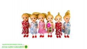 SOLAPA BONECA 10CM 6UNI SORT TK1938