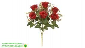 ROSA BUQUE X7 VERMELHO 31CM 46645001