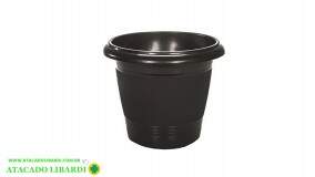 VASO PLAST 15L RED PRETO 1328