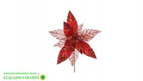 BICO PAPAGAIO AVELUDADO 42CM VERMELHO GLITTER 87898001