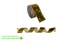 FITA ARAMADA 6,3CM X 9,14M DUPLA FACE VD/ GLITTER  HH4918