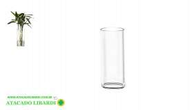 VASO CILINDRO PLAST 24,5X10CM 1,50 L CB5452-1