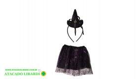 KIT FANTASIA SAIA TIARA ROXO 96076001