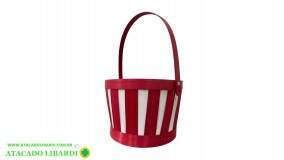CESTO DE BAMBU REDONDO 26X18CM NTW30029       