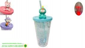 COPO PLAST LUZ 18CM C/CANUDO INF HG61422
