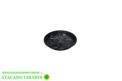 PRATO PLAST JARDIM REDONDO 16CM N1,5 PRETO 034