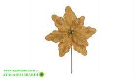 BICO PAPAGAIO AVELUDADO C/GLITTER  53X44CM DOURADO 85225003