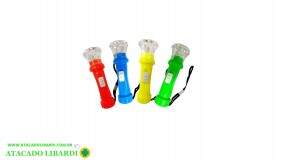 LANTERNA 9CM LED 4UNI COLOR MINI HQ75233