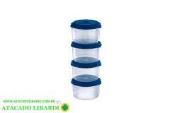 CONJ POTE 4PCS RED ALTO 400ML CM404