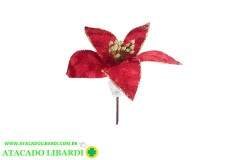 BICO PAPAGAIO VELUDO 21CM C/GLITTER VERMELHO 79234004