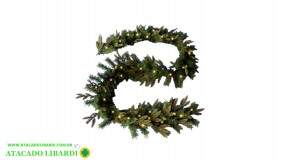 FESTAO NATAL  C/180 TIPS VERDE 2,7M C/PISCA   CX1249