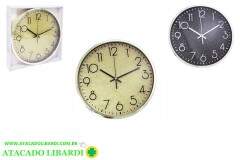 RELOGIO PAREDE 31CM RED PLAST 98705