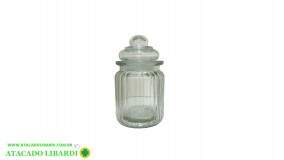 POTE VIDRO HERMETICO 1200ML RET C/TAMPA DT7029