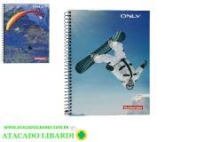 CADERNO 10M/160F CD ESPIRAL ONLY 6129