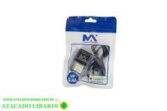 CARREGADOR CELULAR UNIVERSAL USB V8 BIVOLT MAXCAR75