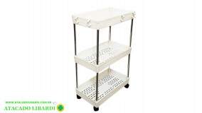 CARRINHO ORGANIZADOR 21,5X39CM PLAST DT8192
