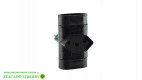 PINO ADAPTADOR PRETOC/3 SAIDAS 2P+T 2003PT