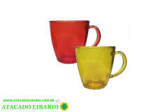 CANECA 10CM 350ML VIDRO 2PCS CK1666