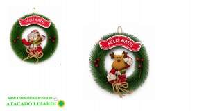 GUIRLANDA 24CM PLACA NOEL/NEVE NTA60005