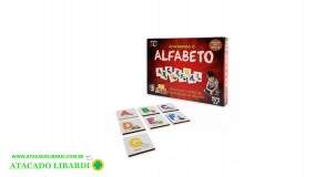 JOGO APRENDENDO O ALFABETO 30PCS MADEIRA 553