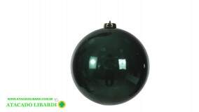 BOLA TUBO PEROLADA 15CM VERDE 90037001
