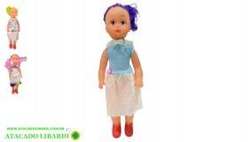 SOLAPA BONECA 22CM  PLAST COLOR FF2426