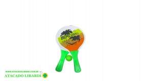 SOLAPA RAQUETE FRESCOBOL 30CM PLAST IPPD001155