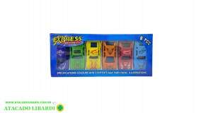 BLISTER CARRO COLECAO 6PCS 7CM SUPERCAR B2005